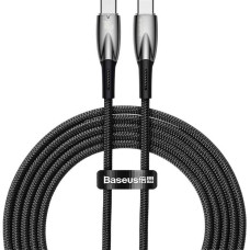 Baseus USB-C cable for USB-C Baseus Glimmer Series, 100W, 2m (Black)