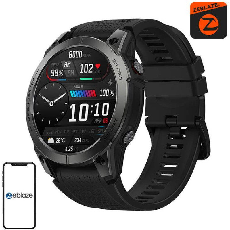 Zeblaze Smartwatch Zeblaze Stratos 3 (Black)
