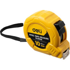 Deli Tools Steel Measuring Tape 10m/25mm Deli Tools EDL9010B (yellow)