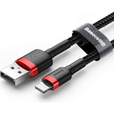 Baseus Lightning Cafule Cable 1.5A 2m Red + Black (CALKLF-C19)