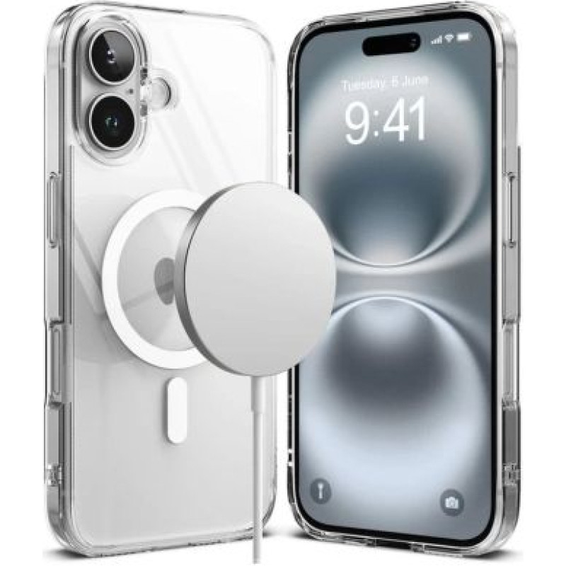 Ringke iPhone 16 Case Fusion Magnetic Clear