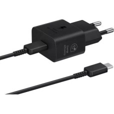 Samsung Travel Charger 25W EP-T2510X PD 3.0 with Type-C to Type-C cable (1m) Black EU (EP-T2510XBEGEU)