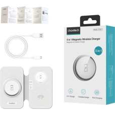 Choetech T616-F 3-in-1 inductive charger (white)
