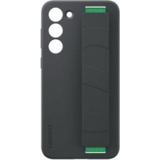 Samsung Galaxy S23 Plus Silicone Case Gripped with Back Strap Black (EF-GS916TBEGWW)