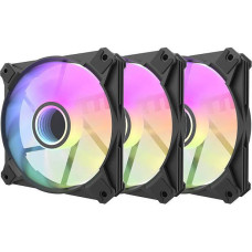 Darkflash Computer fan set Darkflash INF8 ARGB, 3in1 120x120 (black)