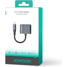 Joyroom Adapter DAC 2-in-1 Lightning to Lightning/ Lightning, 60W, 0.12m, Black (JR-SY-L02)