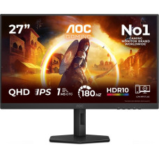 AOC G4 Q27G4XF computer monitor 68.6 cm (27") 2560 x 1440 pixels Quad HD LED Black, Grey