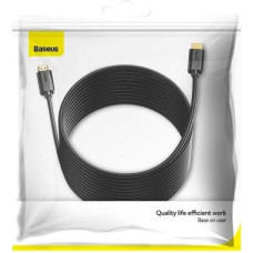 Baseus Video Cable High definition Series HDMI To HDMI 4K 30 Hz, 3D HDR, 18 Gbps, 8 m black (CAKGQ-E01)