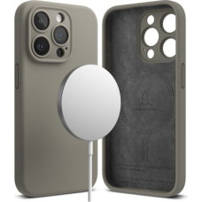Ringke iPhone 15 Pro Case Silicone Magnetic Gray