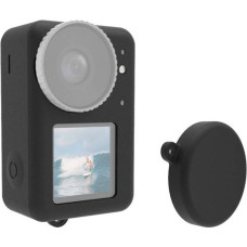 Puluz Silicone Puluz case for DJI Osmo Action 3 / 4 / 5 Pro with lens cover (black)