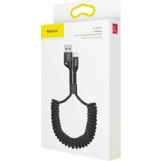 Baseus Lightning Fish eye Spring Data Cable 2A 1m Black (CALSR-01)