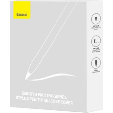 Baseus Tablet Tool Pen Replaceble Silicone Tips (12 pcs) for Stylus Pen (Soft), White (ARBJ020002)