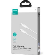 Joyroom USB - Lightning Cable Multi-Color Series A14, 480mb/s, 60W, 1m, White (SA34-CC3)