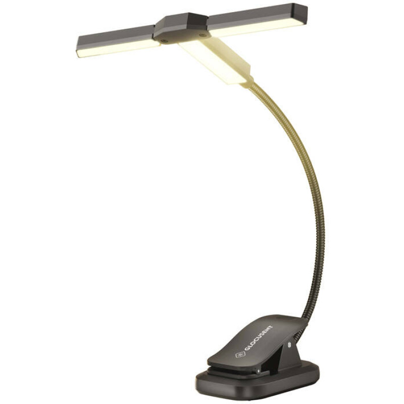 Glocusent Tri-Head Book Light Glocusent GLCSNTA2302 USB-C 1000mAh Black