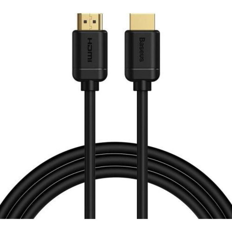 Baseus Video Cable High definition Series HDMI To HDMI 4K 60 Hz, 3D HDR, 18 Gbps, 2m Black (CAKGQ-B01)
