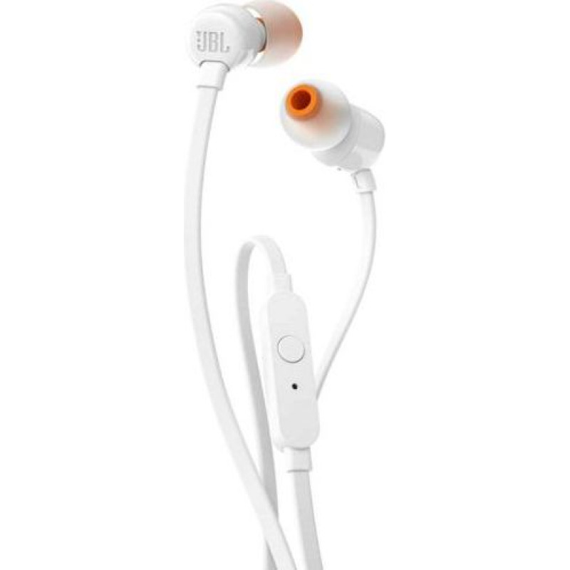 JBL Tune 110 In-Ear Headphones White EU