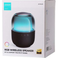 Joyroom Bluetooth Speaker, BT 5.3, RGB light Black (JR-ML05)