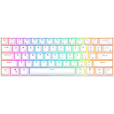 Royal Kludge Klawiatura Royal Kludge Klawiatura mechaniczna Royal Kludge RK61 RGB, red switch (biała)