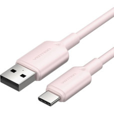 Vention USB 2.0 A to USB-C 3A cable Vention CTQPF 1M (pink)
