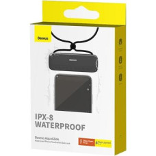 Baseus AquaGlide Universal Waterproof Case IPX8 up to 7.2 inch Phone, Black/ Transparent (BS-PC029)