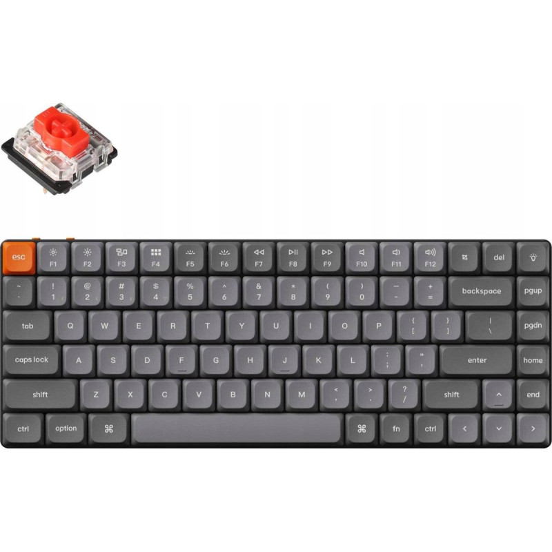 Keychron Klawiatura Keychron K3 Max Gateron Red (K3M-H1)