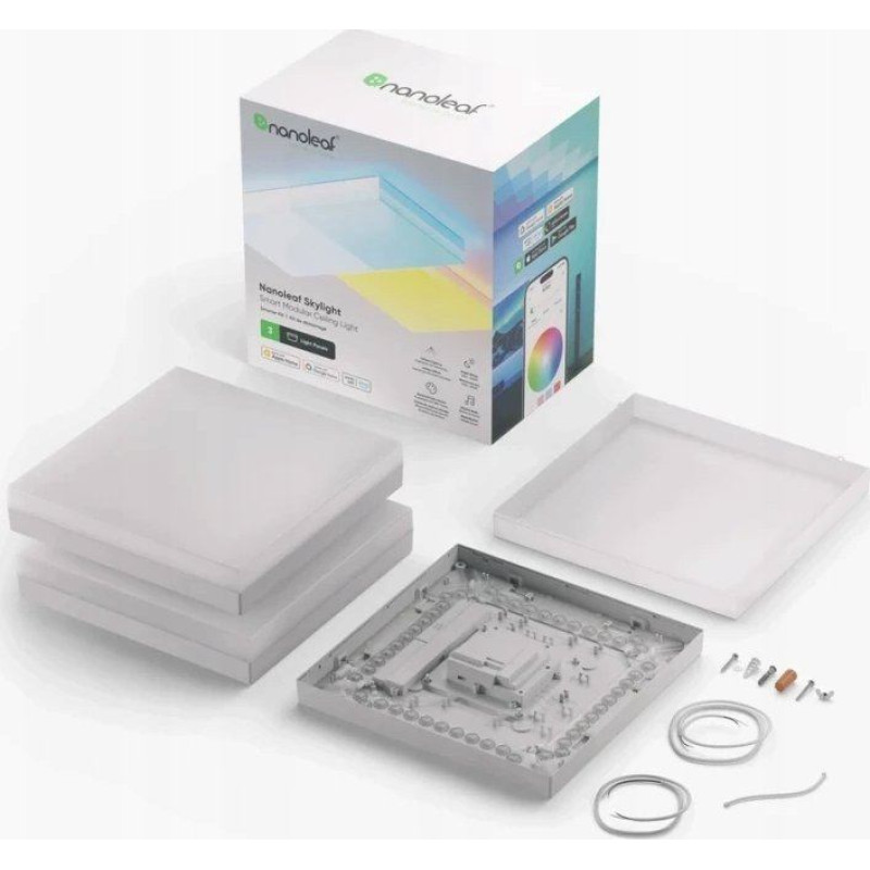 Nanoleaf Skylight Starter Kit - sufitowe panele świetlne (3 sztuki)