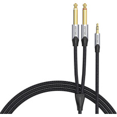 Vention Audio cable mini jack 3.5mm to 2x jack 6.35mm male Vention BARHK 8m