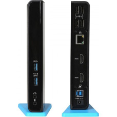 I-Tec USB 3.0 / USB-C Dual HDMI Docking Station 2x HDMI LAN Audio 6x USB (1x port szybkiego ładowania BC 1.2) - Stacja dokująca