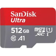 Sandisk Ultra microSDXC 512GB Android 150MB/s A1 UHS-I + Adapter