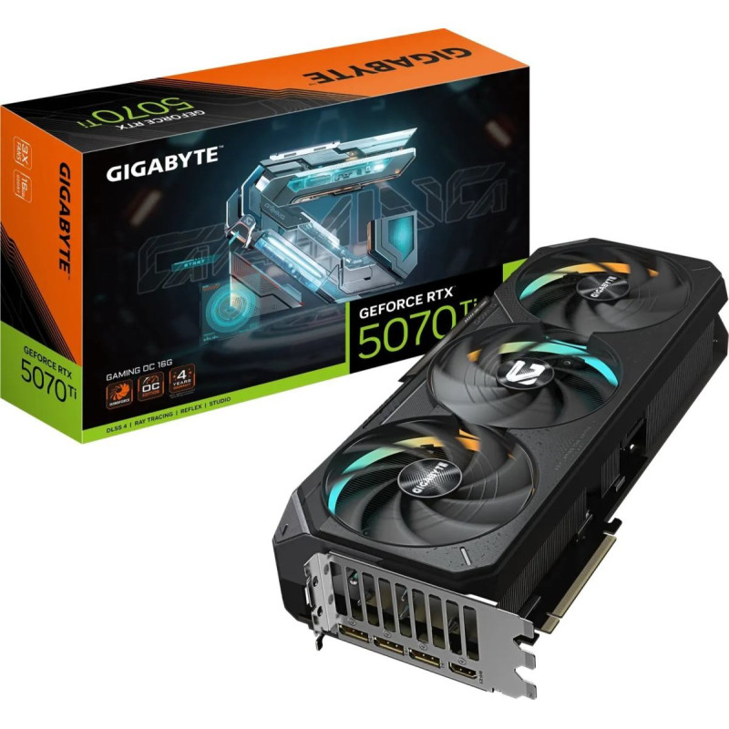 Gigabyte Karta graficzna Gigabyte GeForce RTX 5070 Ti Gaming OC 16GB GDDR7 (GV-N507TGAMING OC-16GD)