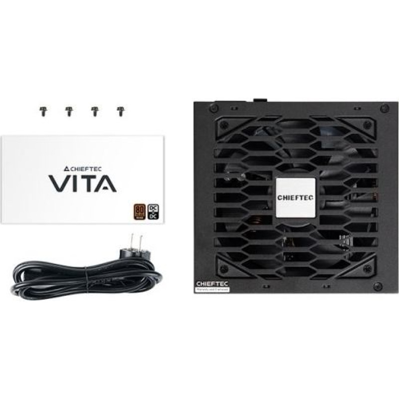 Chieftec Vita Netzteil 850W 80+Bronze - PC-/Server Netzteil - 14,17 min power supply unit 20+4 pin ATX PS/2 Black