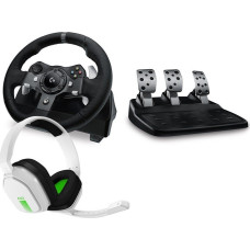Logitech G920 Wheel + Astro A10 Xbox Headset White