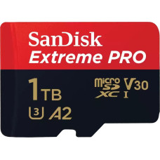 Sandisk microSDXC Extreme Pro 1TB 200/140 MB/s A2 V30 UHS-I U3