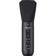 Tascam TM-250U - condenser microphone for personal broadcasting and online communication, black