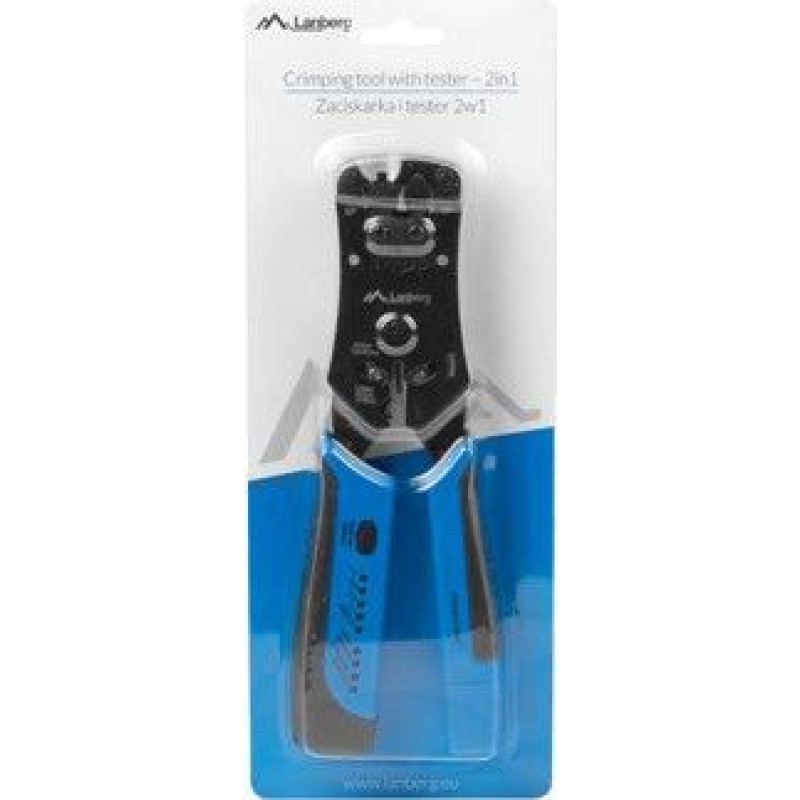 Lanberg NT-0203 cable crimper Crimping tool Black, Blue