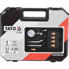 Yato COMPRESSION PRESSURE GAUGE FOR GASOLINE ENGINES 8 PCS. YATO YT-73022