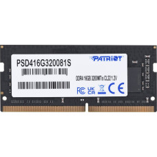 Patriot Memory Signature PSD416G320081S memory module 16 GB 1 x 16 GB DDR4 3200 MHz