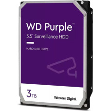 WD Western Digital Blue Purple internal hard drive 3 TB 5400 RPM 64 MB 3.5" Serial ATA III