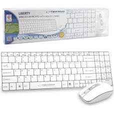 Esperanza EK122W keyboard RF Wireless QWERTY White