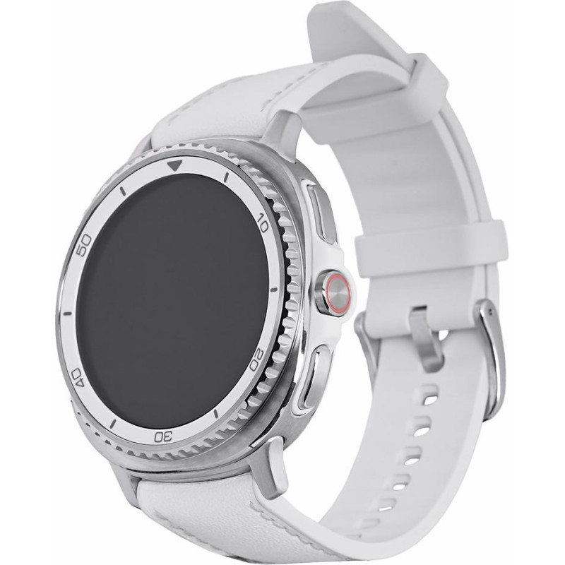 Samsung Galaxy Watch 8 Classic 3.3 cm (1.3") AMOLED 46 mm Digital 438 x 438 pixels Touchscreen 4G Silver Wi-Fi GPS (satellite)