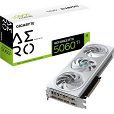 Gigabyte GeForce RTX 5060 Ti AERO OC 8G Graphics Card - 8GB GDDR7, 128bit, PCI-E 5.0, 2647MHz Core Clock, 3 x DisplayPort, 1 x HDMI, GV-N506TAERO OC-8GD