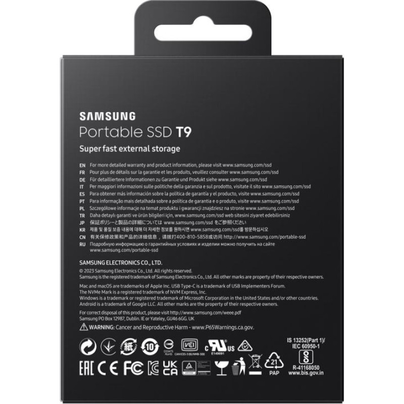 Samsung MU-PG4T0B 4 TB USB Type-C 3.2 Gen 2 (3.1 Gen 2) Black