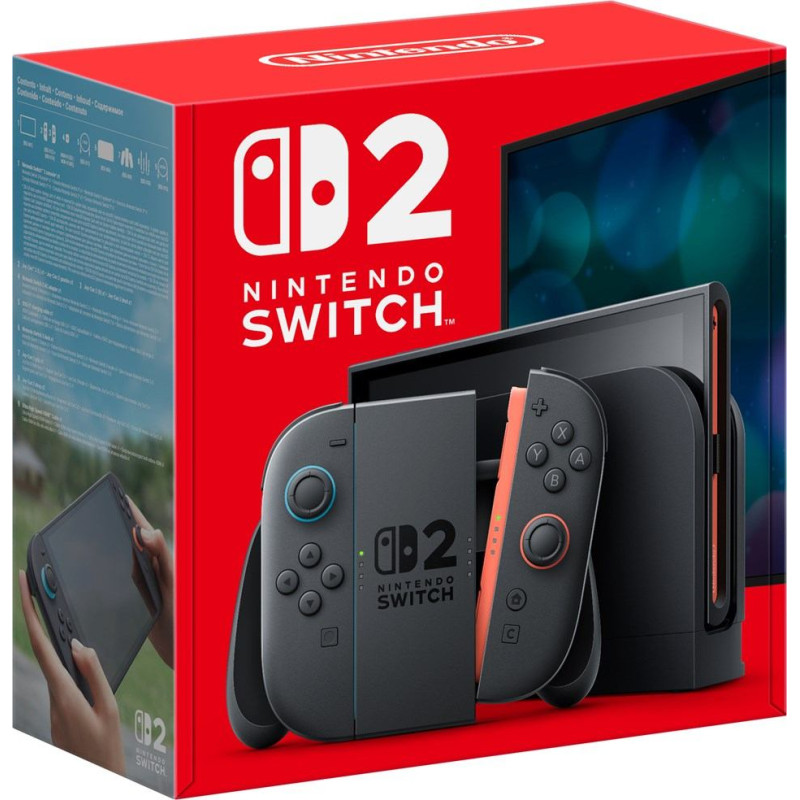 Nintendo Switch 2 portable game console 20.1 cm (7.9") 256 GB Touchscreen Wi-Fi Black