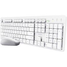 Trust Ody II Wireless US - set (keyboard + mouse), white