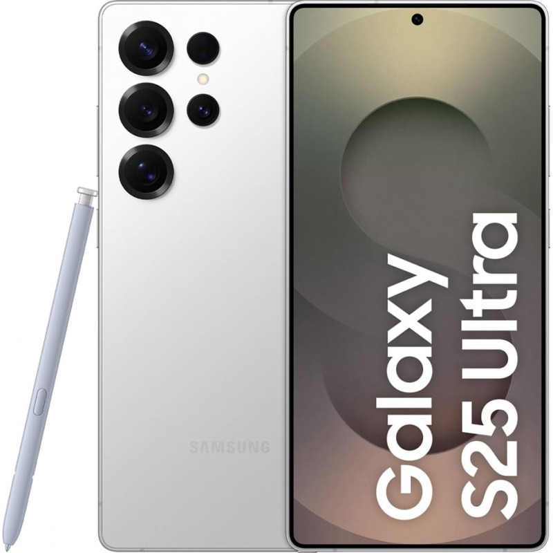 Samsung S25 Ultra S938 5G 12/512GB ds balts-sudrabains