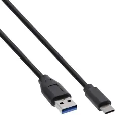 Inline Kabel USB InLine USB-A - USB-C 2 m Czarny (B-35712)